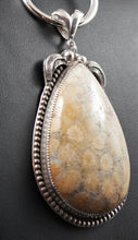 Load image into Gallery viewer, Fossilized Coral Sterling Silver Pendant- 147.5 carats
